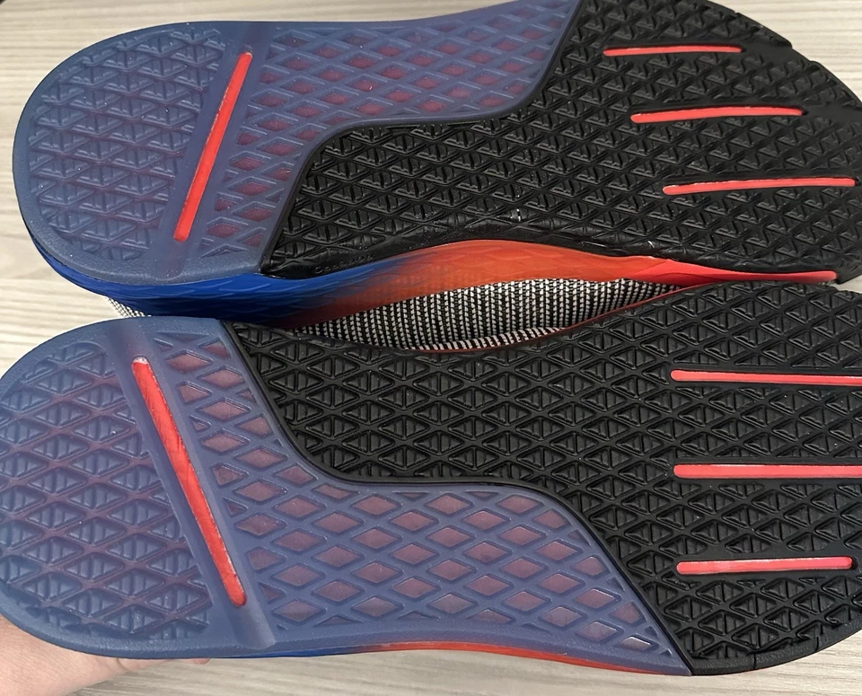 Zapatos de entrenamiento Reebok Crossfit Nano 9 para hombre blanco/azul/rojo talla 13 Foto 4 de 4