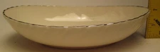 ©Lenox Weatherly #D517 Oval Serving Bowl holds 16 oz  8 ¼” long Retired 1959-86
