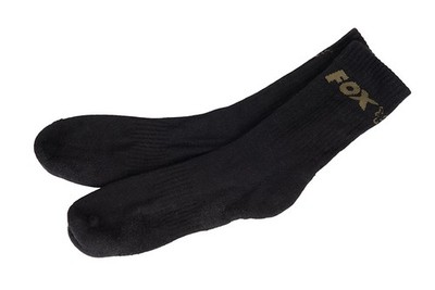 Fox Socks 3er Pack schwarz Größe: 10-13 UK / 44-47 EU