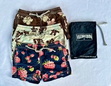 Lot of 3 Vilebrequin Kids Swim Trunks Size 4 Years old / 4 ans