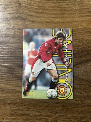 1997 Futera Manchester United Soccer Card DAVID BECKHAM Near Mint