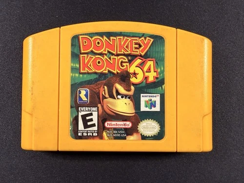 Donkey Kong 64 (1999) - Nintendo 64 Game Cartridge - Tested and Works