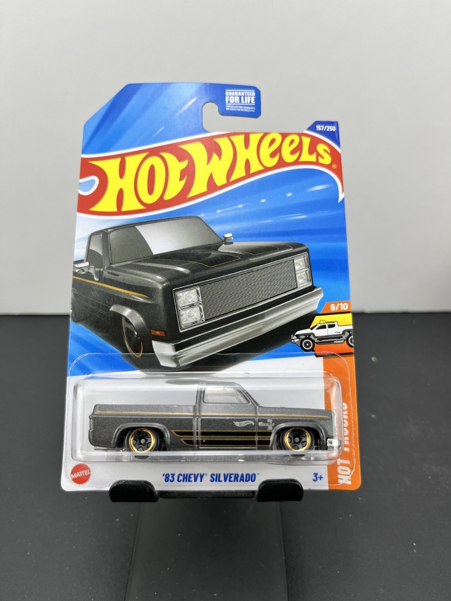 Hot Wheels 2025 Mainline Hot Trucks '83 Chevy Silverado Gray #157