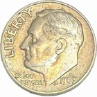 90% Silver - 1963-D Roosevelt Dime  -Coin pictured is what you will receive