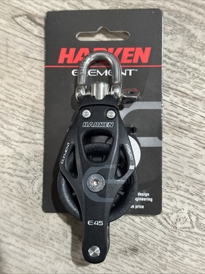 Harken 45mm Single Element Block w/Swivel & Becket 6231 UPC 097653283799