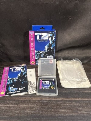 Terminator 2 Judgment Day Sega Game Gear 1992 Complete In Box
