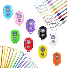 Cellphone Remote Shutter for Smartphones and Tablets Colorful-9-pack, AOQIYUE...