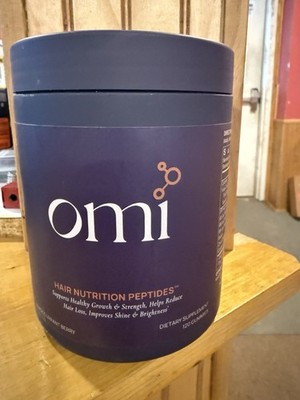 Omi Hair Nutrition Peptides Hair Growth, Strength & Reduce Hair Loss 120 Gummies