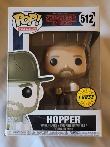 Funko Pop! Vinyl: Stranger Things - Jim Hopper (w/ Donut) (Chase) #512