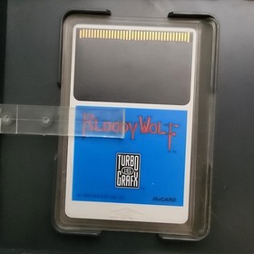 Bloody Wolf TurboGrafx-16 Authentic CIB Manual Tested Working