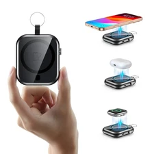 Magnetic Power Bank 10000mAh with Detachable Lanyard-3-in-1 Magnetic Wireless...