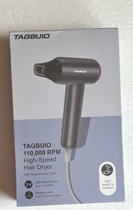 Haute vitesse Mega Neg Ions Séchoir à cheveux Protection des cheveux Thermo Control 110,000 Régime