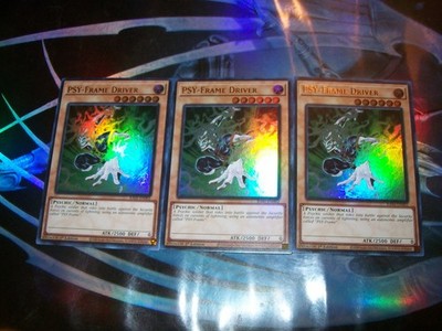 3x PSY-Frame Driver 1st Edition Ultra Rare RA05-EN002 Yu-Gi-Oh