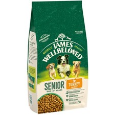 James Wellbeloved Dog Senior Turkey & Rice Dog Food Dry 2kg 12.32 per kilo