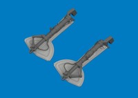 MW22 Eduard 632214 BF 109G Undercarriage Legs Print 1/32 Brassin For Revell