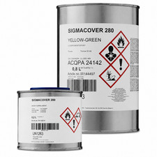 Sigmacover 280 peinture d'apprêt époxy pour métal et aluminium vert jaunâtre 1 L