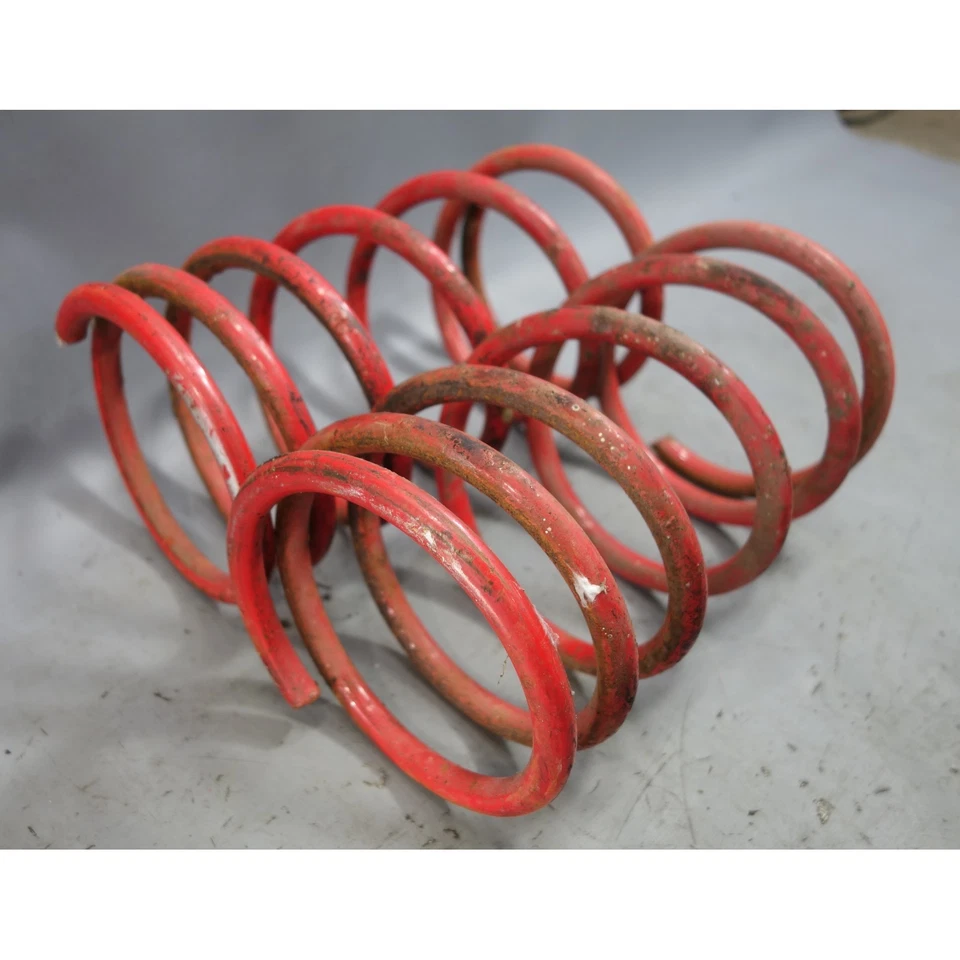 Muelles helicoidales delanteros rojos BMW E30 325iX 1987-1990 de repuesto Foto 3 de 4