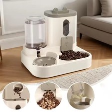 Pet Large-Capacity Feeder Integrated Automatic Water Dispenser Cat Food Bowl Dog