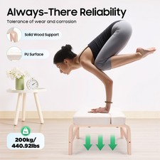 Yoga Headstand Bench Exercise Inversion Stool...
