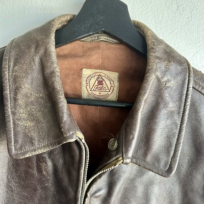 専用　40s leather jacket Vintage 1940s Czech Gala Leather Jacket Heavy XXL | eBay