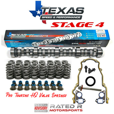Texas Speed LS Truck Stage 4 Cam Swap Kit TSP Cam PTHQ Springs Gasket ARP Bolts