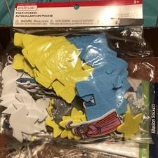 Creatology Christmas Foam Stickers Nativity Peace On Earth Dove Stars 2oz pk NEW