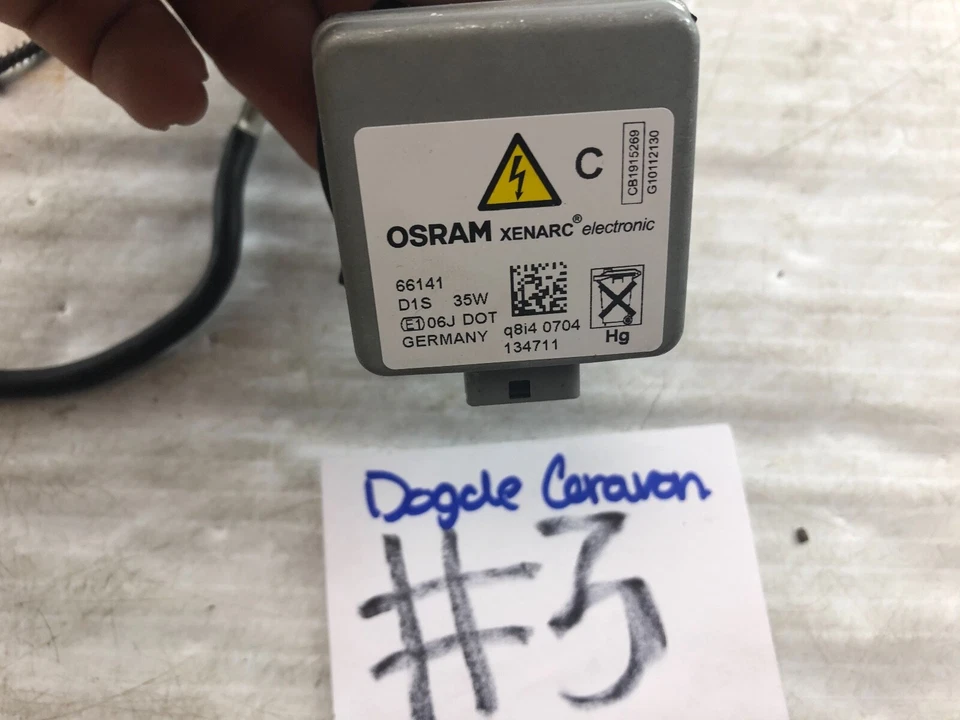 OEM 11-18 Dodge Grand Caravan Xenón HID Lastre y D1S Bombilla Clip Cubierta Giratoria Bombilla Foto 4 de 4