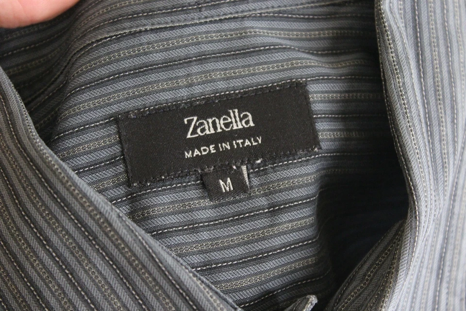 CAMISA MANGA LARGA Zanella Italia Rayas Mediana M 15,5 x 35/36 Foto 4 de 4