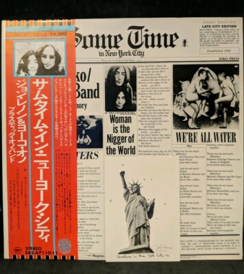John & Yoko Plastic Ono Band ‎Some Time In New York City Japan EAS