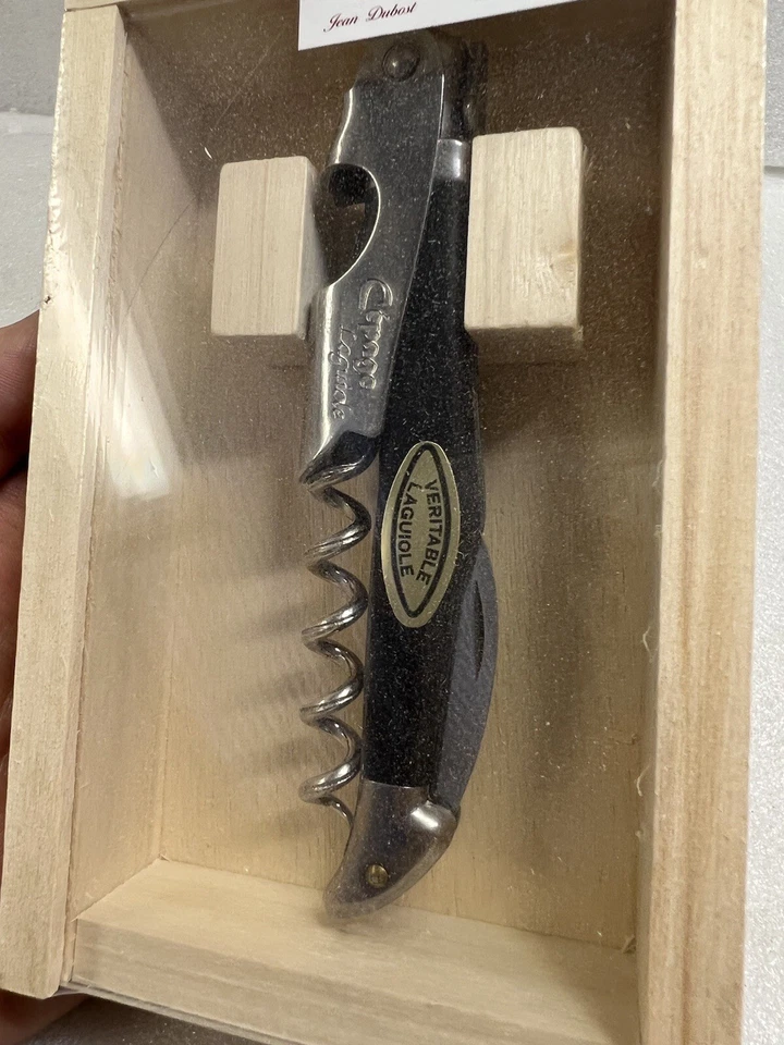 CHATEAU LAGUIOLE 法国手工 Gand Cru 开瓶器 Cépage 黑色手柄 — 第 2/4 张图片