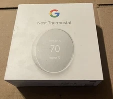 Google Nest G4CVZ Programmable Wi-Fi Smart Thermostat Snow Used