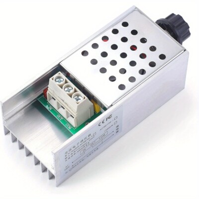 AC 230V 10000W SCR Motor Speed Controller Voltage Regulator Dimmer Thermostat