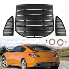 Rear Side Window Louvers For Hyundai Genesis Coupe 2010-2016 Sun Shade Cover