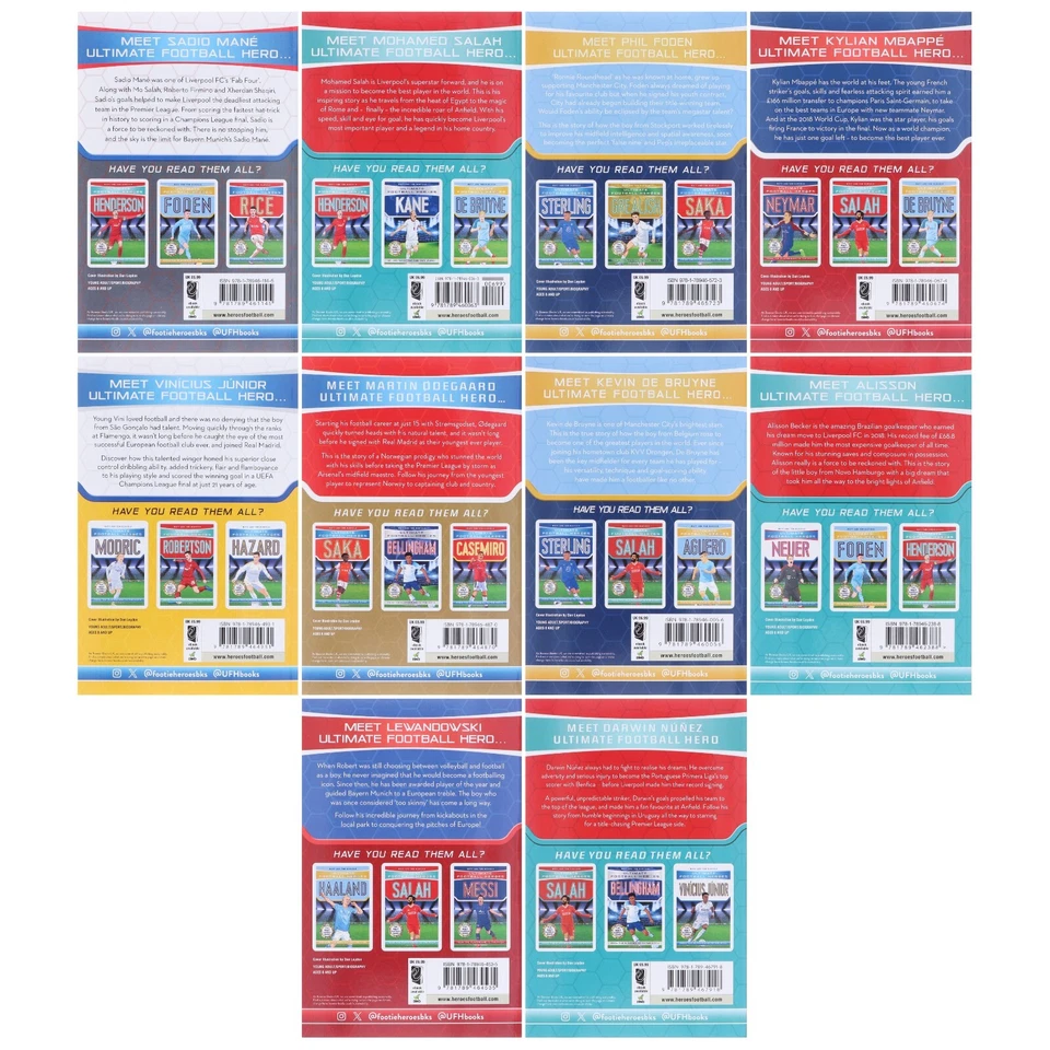 Ultimate Football Heroes Series 2 : 10 Books Collection Set - Ages 7-12 - PB - Image 3 of 4