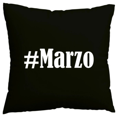 Kissenbezug #Marzo I love Marzo Schwarz 114224