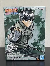 NIB BanPresto Naruto Shippuden Vibration Stars Rock Lee Uzumaki Naruto Figure A