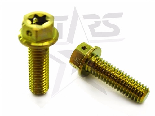Tornillo Brida M10x80 Forjado Titanio 6AL4V GR5 Hex Torx Star P1.25 P1.5 x1 - Imagen 5 de 12