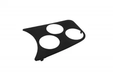 Empi Black 3 Gauge Speedometer Dash Panel for VW Left Side 2 1/16" Holes