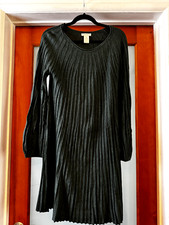 Max Studio Women's Long Sleeve A-Line Sweater Dress, Size M