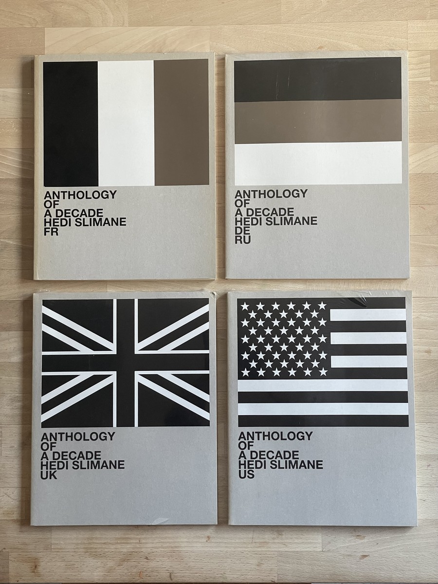 Hedi Slimane: Anthology of a Decade - All 4 Volumes - 3 STILL