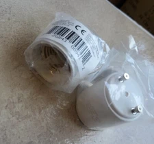 2 PACK Newhouse GU24 To Standard E26 / E27 Base Light Bulb Socket Adapter A2426E