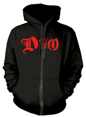 Dio 'Last In Line' (Schwarz) Kapuzenpullover mit Reißverschluss - OFFIZIELL!