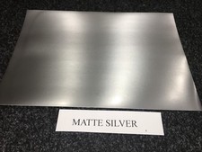 A4 SELF ADHESIVE INKJET PRINTABLE MATTE SILVER EFFECT VINYL STICKER (5 SHEETS)