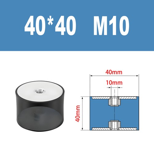 Gummipuffer Typ E Silentblock Schwingungsdämpfer Gewinde M3 - 12 Anschlagpuffer - Bild 32 von 48