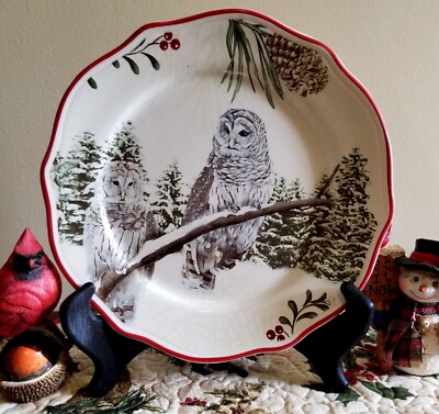 Better Homes & Gardens Heritage Winter Forest, SNOWY OWL - HIGHLY COLLECTIBLE