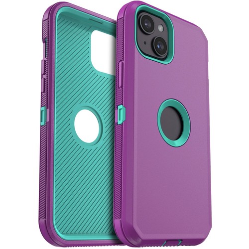 Custodia ibrida antiurto 3 in 1 / vetro temperato per iPhone 14 Plus/Pro Max - Foto 28 di 55