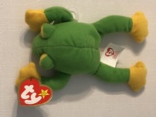 TY  Smoochy The Frog  Teenie Beanie Babies McDonalds RARE Vintage Plush 1993