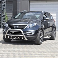 KIA SPORTAGE 2010 2015 CHROME AXLE NUDGE A-BAR  BULL BAR