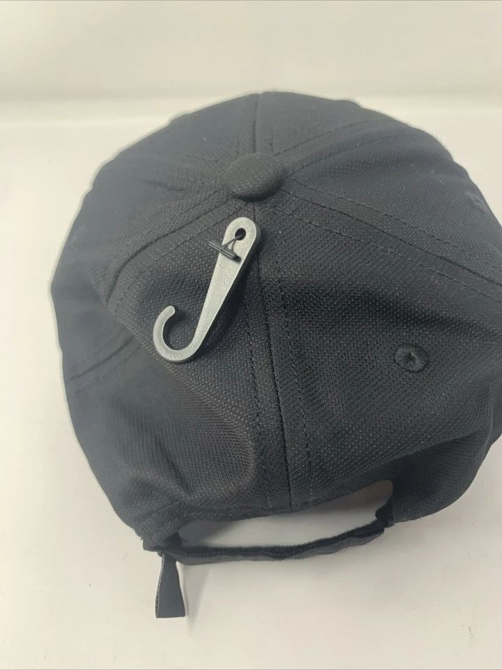 ¡NUEVO! Gorra ajustable estructurada Adidas Decision para hombre-negro/gris Foto 4 de 4