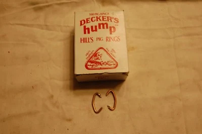 DECKER'S Deckers Hump Hill's Hog Rings (Qty of 100)